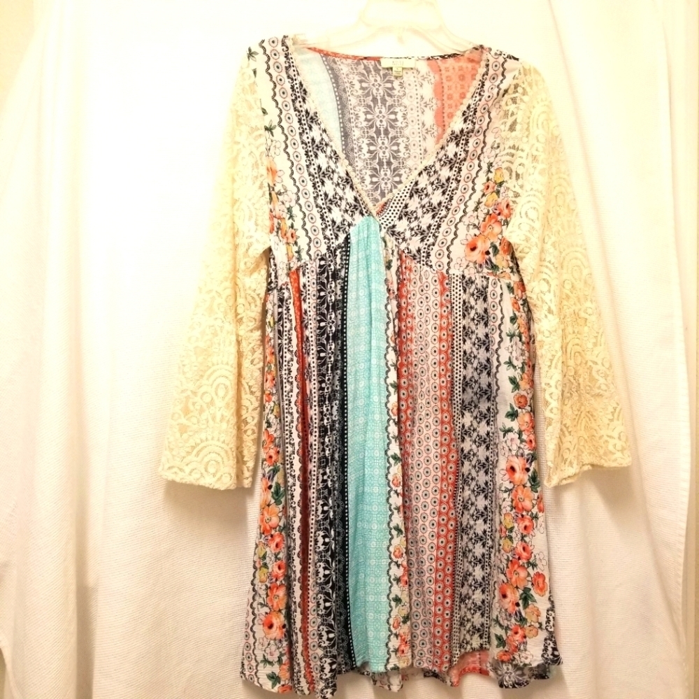 Kori American Boho Midi Dress